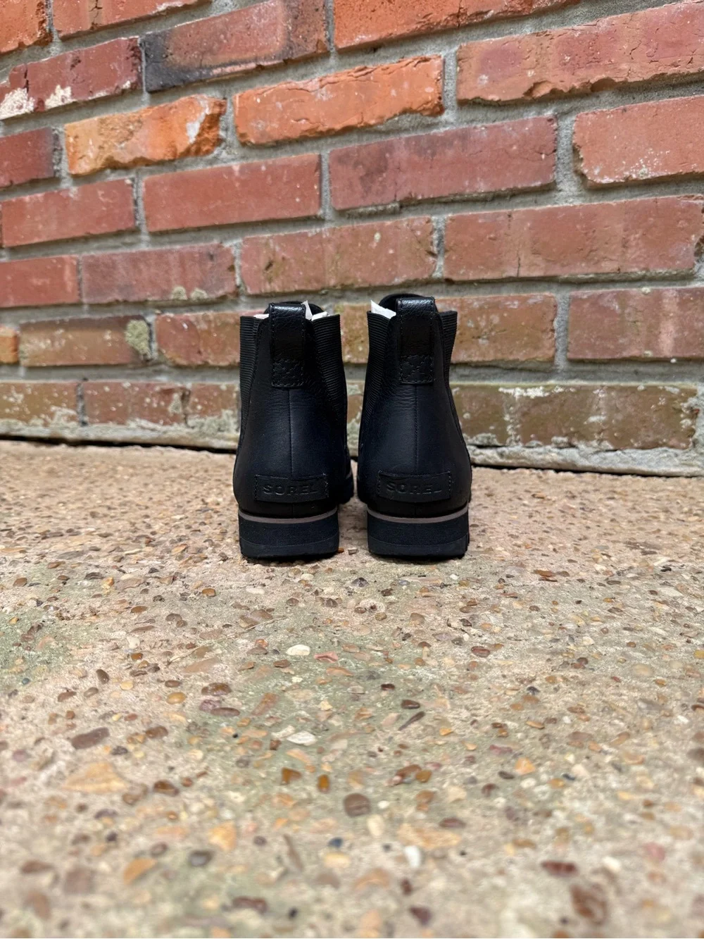 Women’s Sorel Black Interior Labeled Shoe